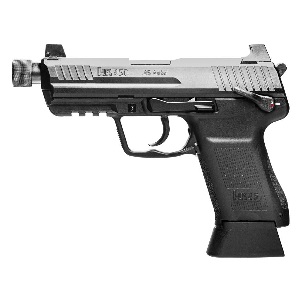 H&K HK45 Compact Tactical 45ACP Pistol 4.57in thread (V1) DA/SA (2)10rd mag