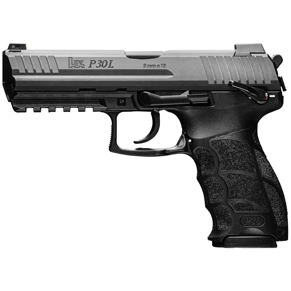 H&K P30LS 9mm Long Slide Pistol 4.45in (V3) DA/SA ambi (2) 10rd mag