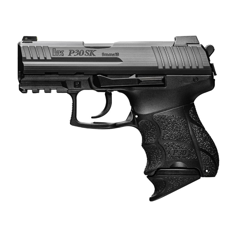 H&K P30SK Subcompact 9mm 3.27in(V3) DA/SA (1)15rd (1)12rd magazine