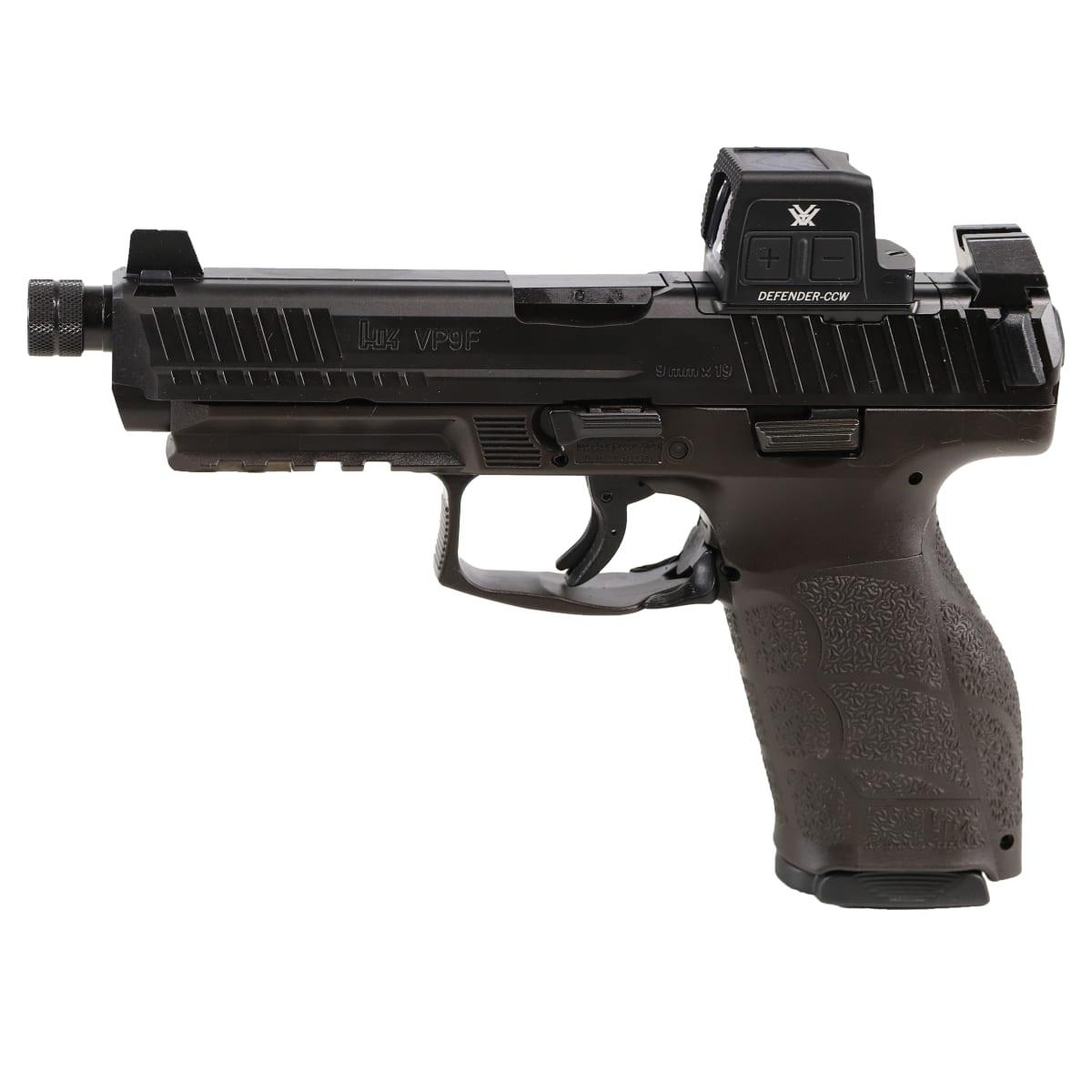 H&K VP9A1 F TACTICAL Vortex Defender CCW 9MM 1-17RD & 1-20RD MAG