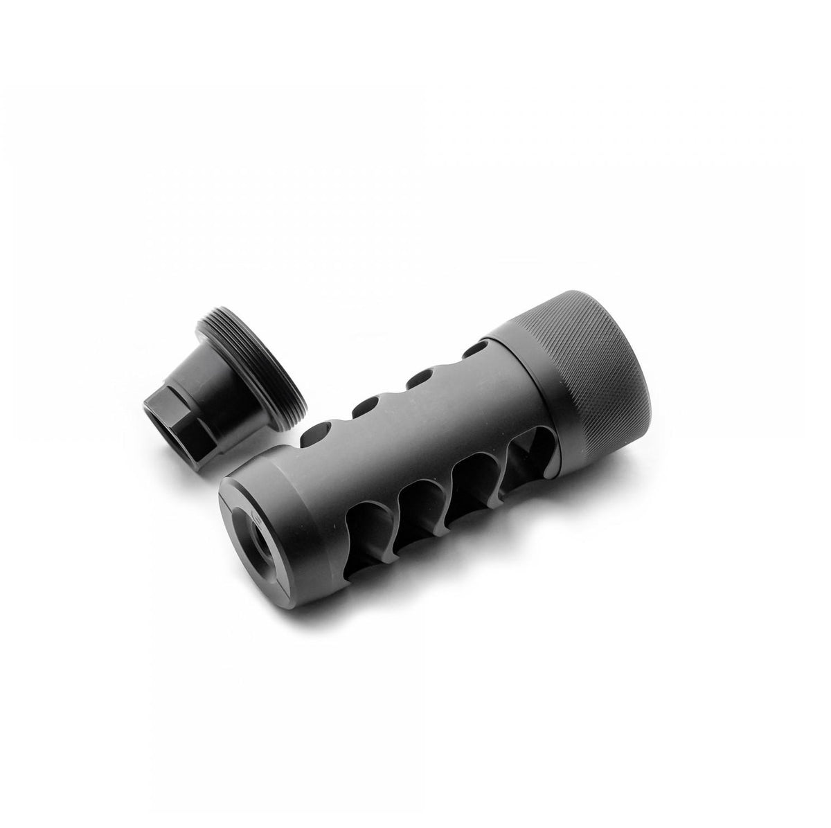 Area419 HELLFIRE Match Self Timing Muzzle Brake 6.5mm 5/8-24 Black Nitride