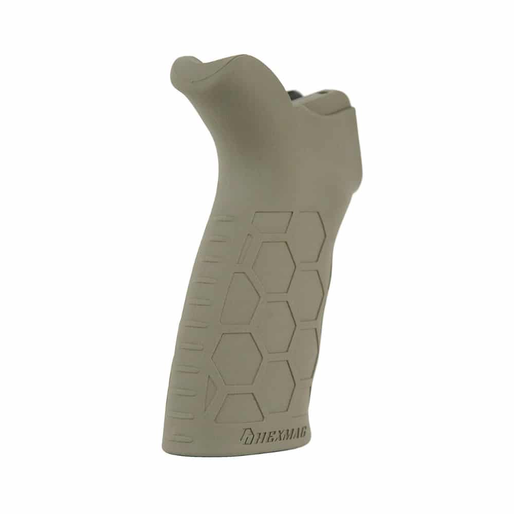Hexmag Tactical Rubberized Flat Dark Earth AR-15 Pistol Grip