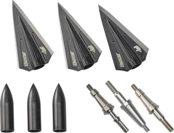 RazorHead VWS Single bevel broadhead kit  Black