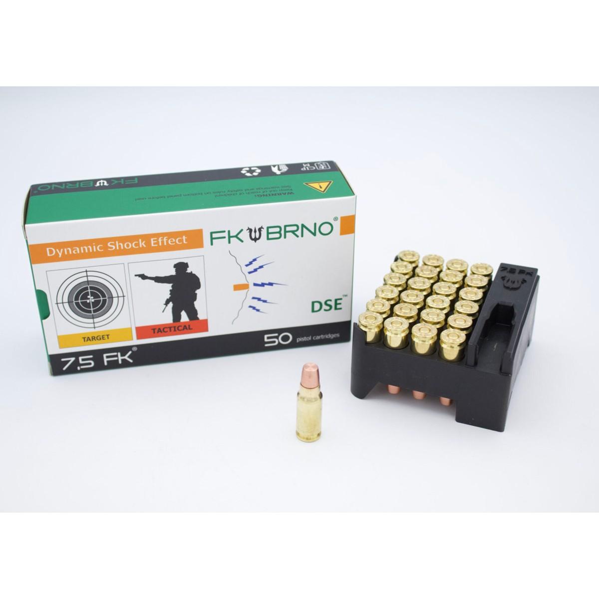 F9 Ammunition 7.5 FK (50/BOX) 101 Grain Solid Copper Monolithic W Flat Nose