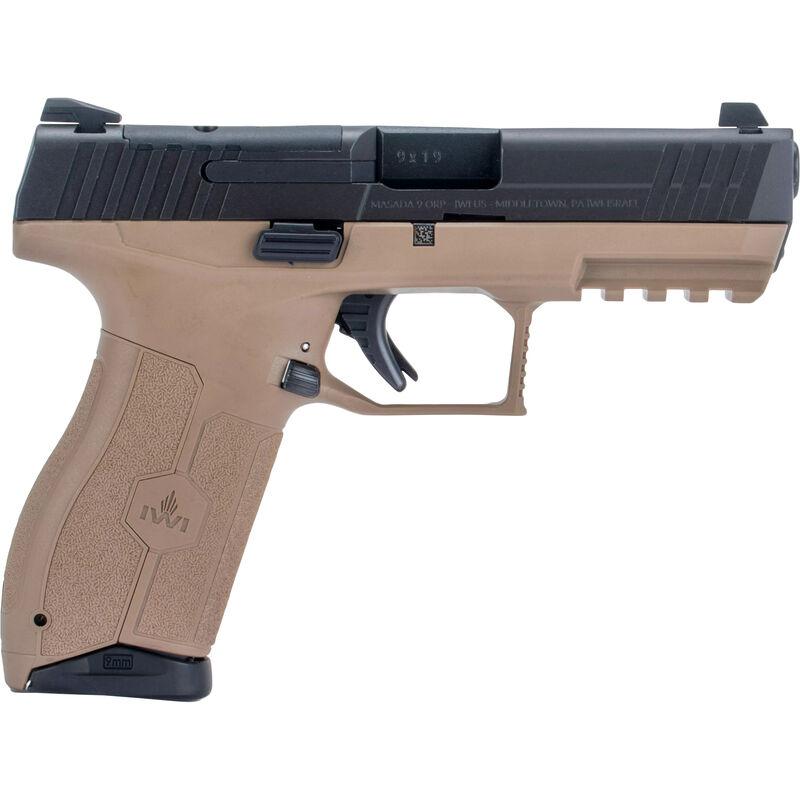MASADA Optics Ready Pistol FDE 9mm 4.1in Barrel 2-17rd Mag Threaded Barrel