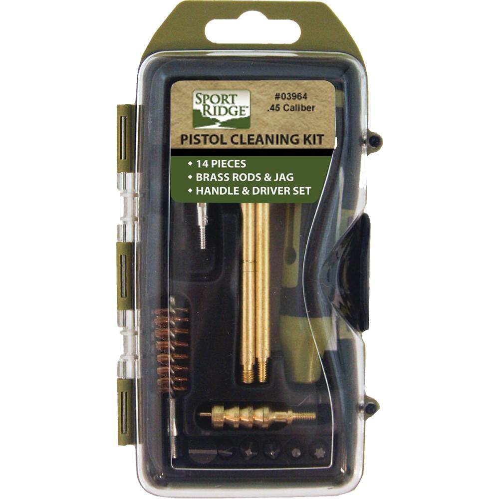 TacShield 45cal 14pc Pistol Cleaning Kit Hard Case