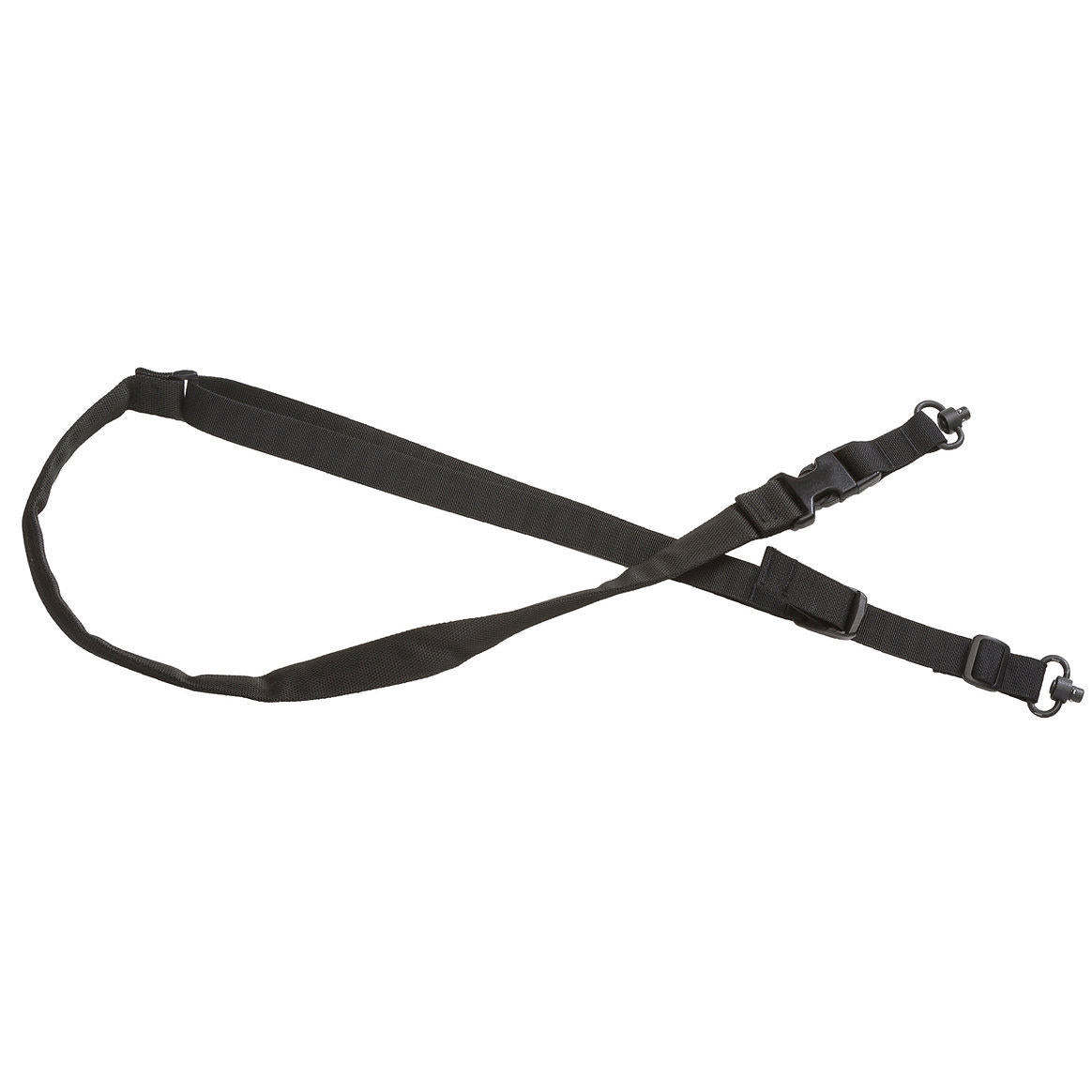 Tactical 2 Point Padded QD Push Button Swivel Sling Black