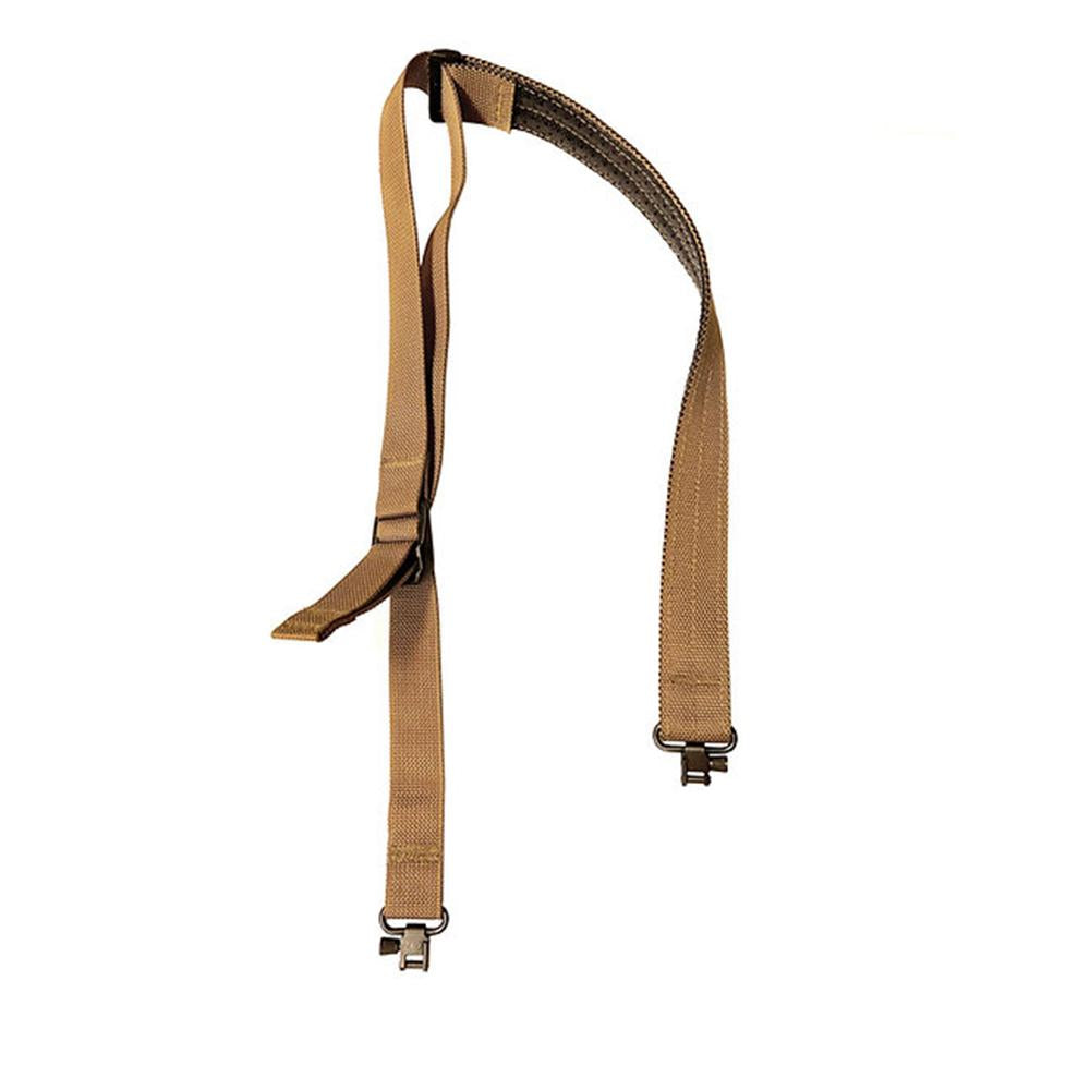 TacShield Buckhorn Sling w/ Tac-Grip & QD Swivels Coyote