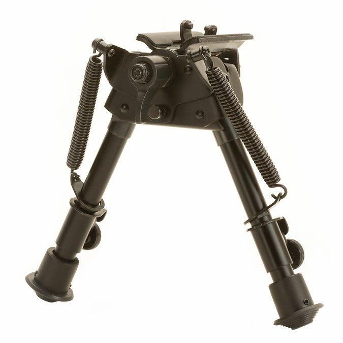 TacShield Heavy Duty Bi-pod Pivot Adjustable 6-9 Matte BLK