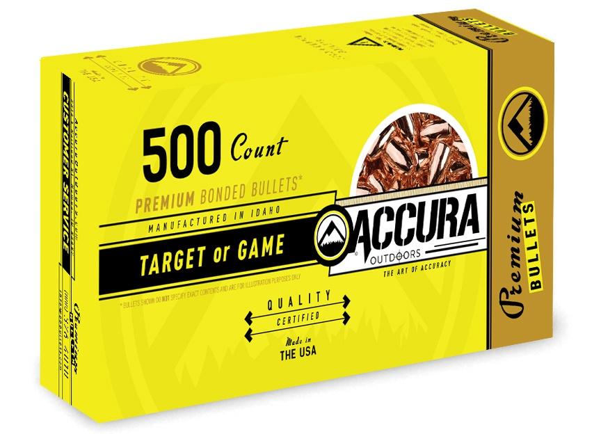 Accura 9MM 115 RN  Round Nose Bullets 500 Count