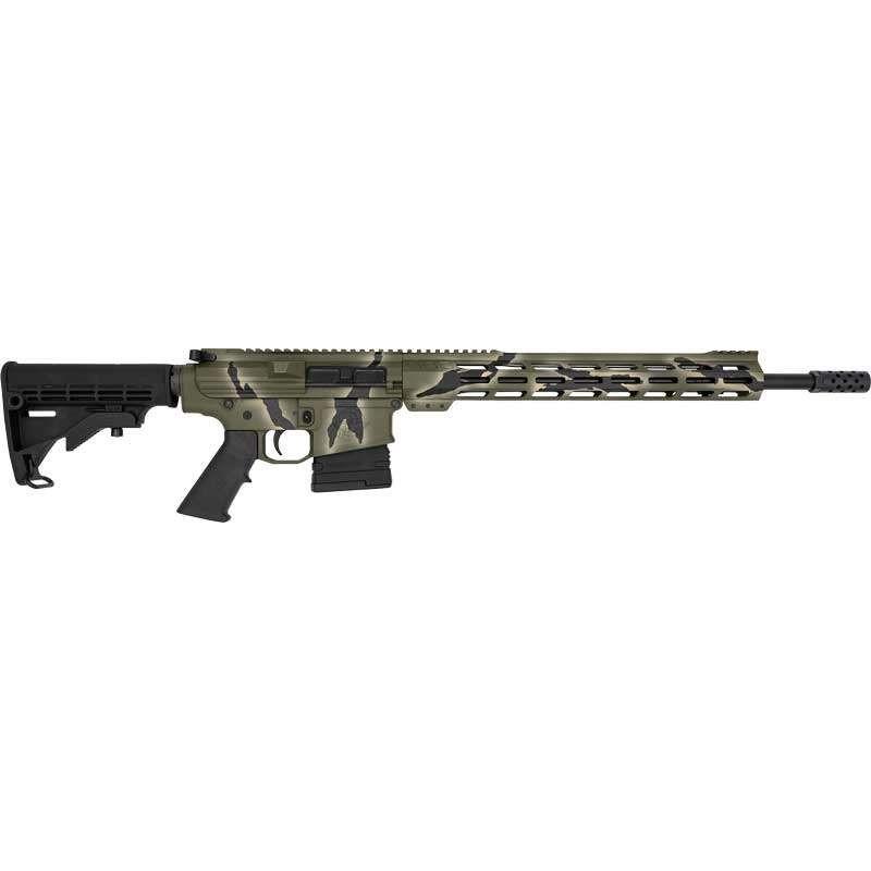 GLFA .308win AR10 Rifle Pursuit Green Camo Cerakote (1) 10rd mag