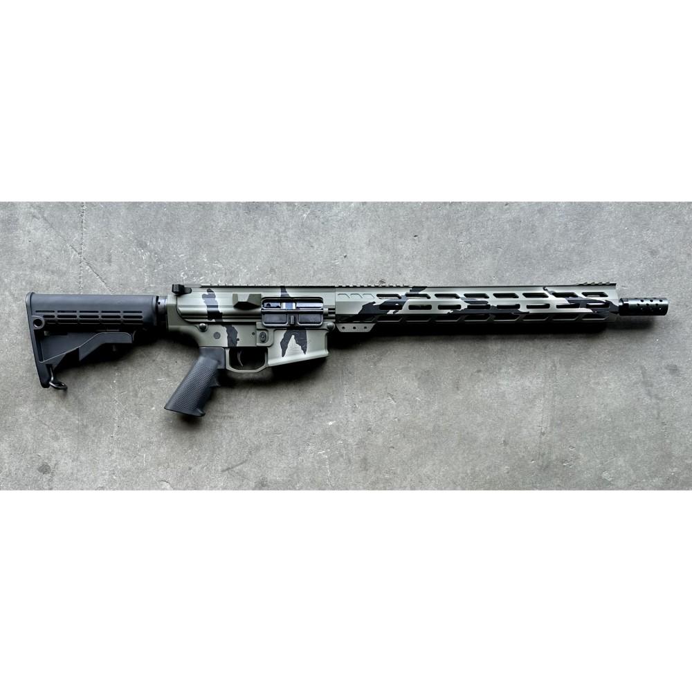 GLFA 308 Winchester 16 Tactical Rifle Pursuit Green Camo/Nitride