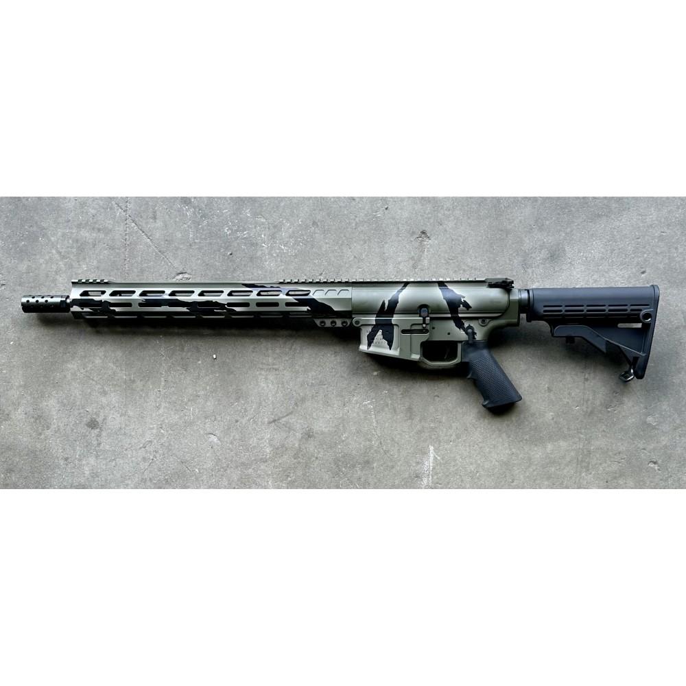 GLFA 308 Winchester 16 Tactical Rifle Pursuit Green Camo/Nitride