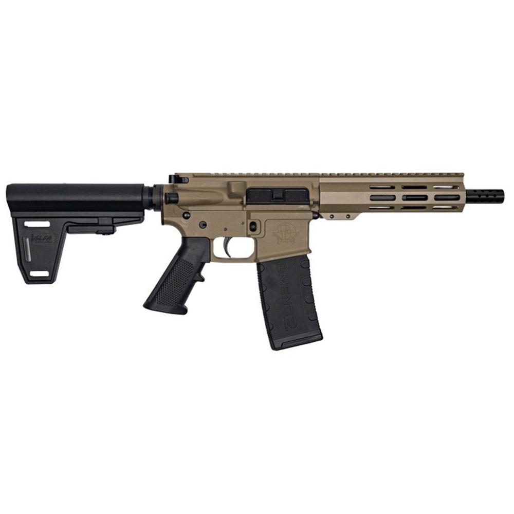 GLFA 223 Wylde Braced Pistol Bronze, FDE 7.5 Barrel 1-30rd mag