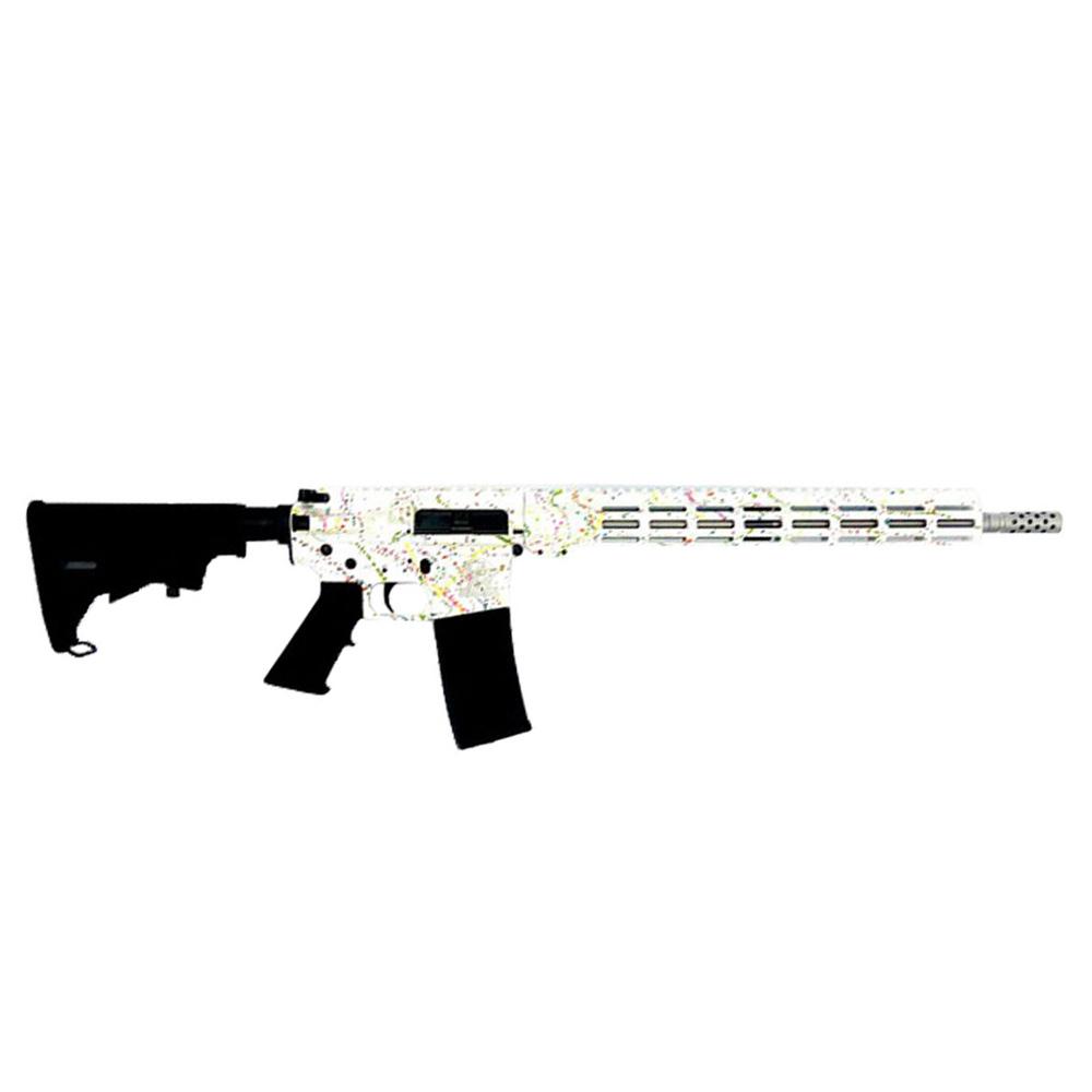 GLFA 223 Wylde Rifle Saved By The Splatter White/Stainless Steel