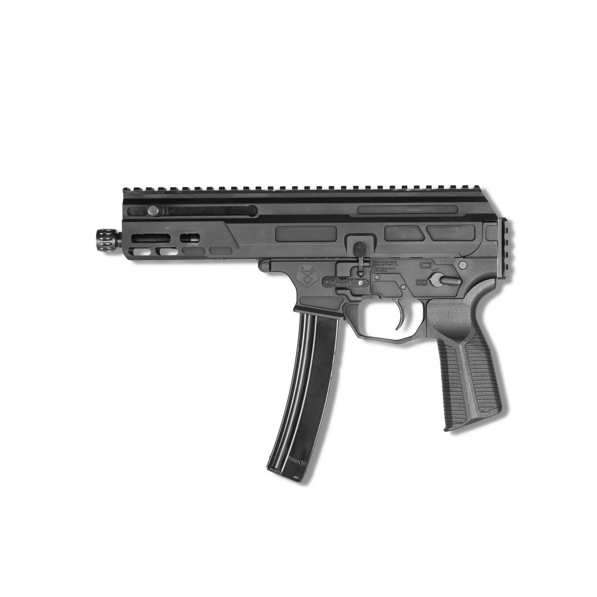 Matador Arms MAT9-K-5 9mm 5In MP5 Mag Black Brace ready