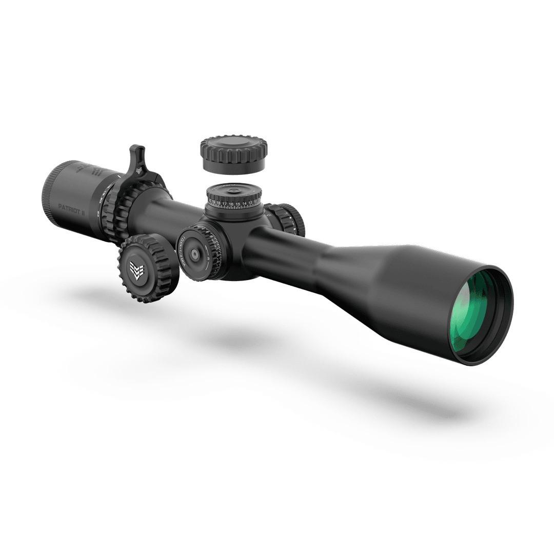 Patriot II 6-24x50  FFP Non-IR 30mm Riflescope - Clean Cross MOA