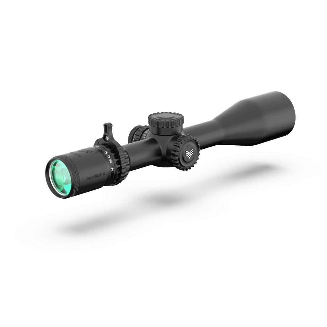 Patriot II 6-24x50  FFP Non-IR 30mm Riflescope - Clean Cross MOA