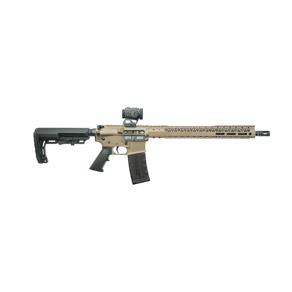 BRO 16 5.56 Spec 15 Rifle 15 MLOK w/ ZeroTech Trace red dot - M17 COYOTE