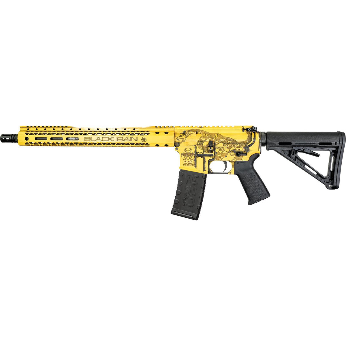 Black Rain Ordnance 16in 5.56 SPEC+ PATRIOT RIFLE - GADSDEN FLAG