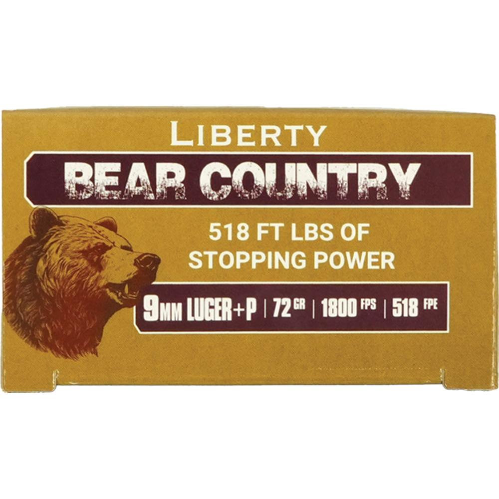 Bear Country 9mm +P 72GR 20 RDS