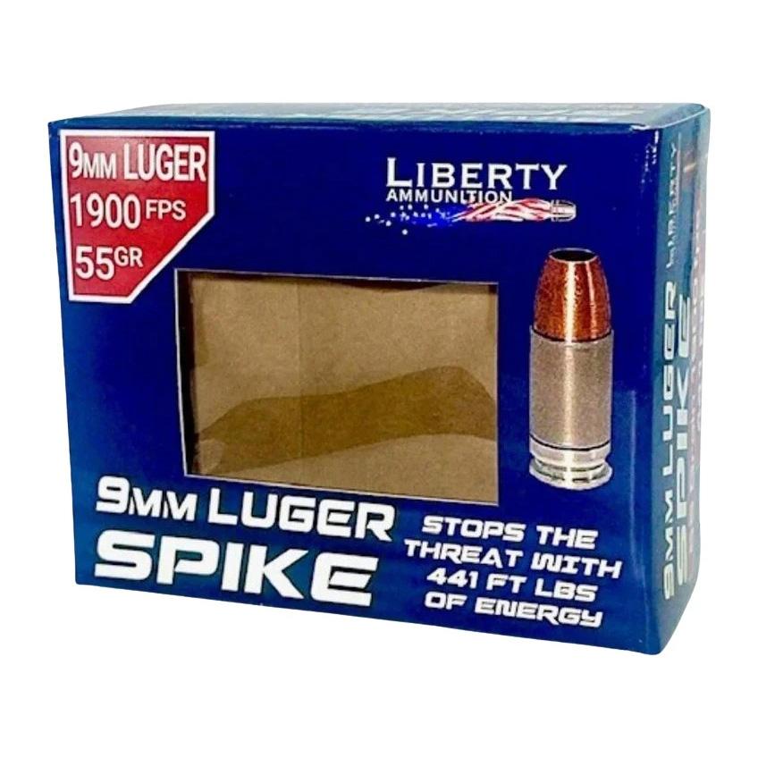 Liberty SPIKE 2.0  9mm 55 gr 1900 FPS 441 FPE  20 Rounds
