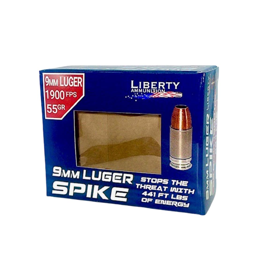 Liberty Spike 9MM 55GR 2000FPS 441FPE 20 ROUNDS