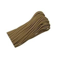 BROWN COYOTE 550 PARACORD 100'