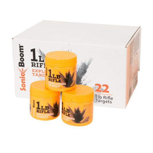 Sonic Boom 1 LB BINARY RIFLE TARGET - 22 PACK