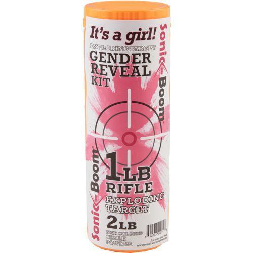 Sonic Boom Binary Rifle Target - Gender Reveal Kit - Girl