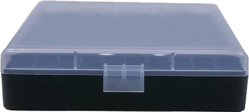 #008 40S&W/45 ACP CLEAR/BLACK AMMO BOX 100RND