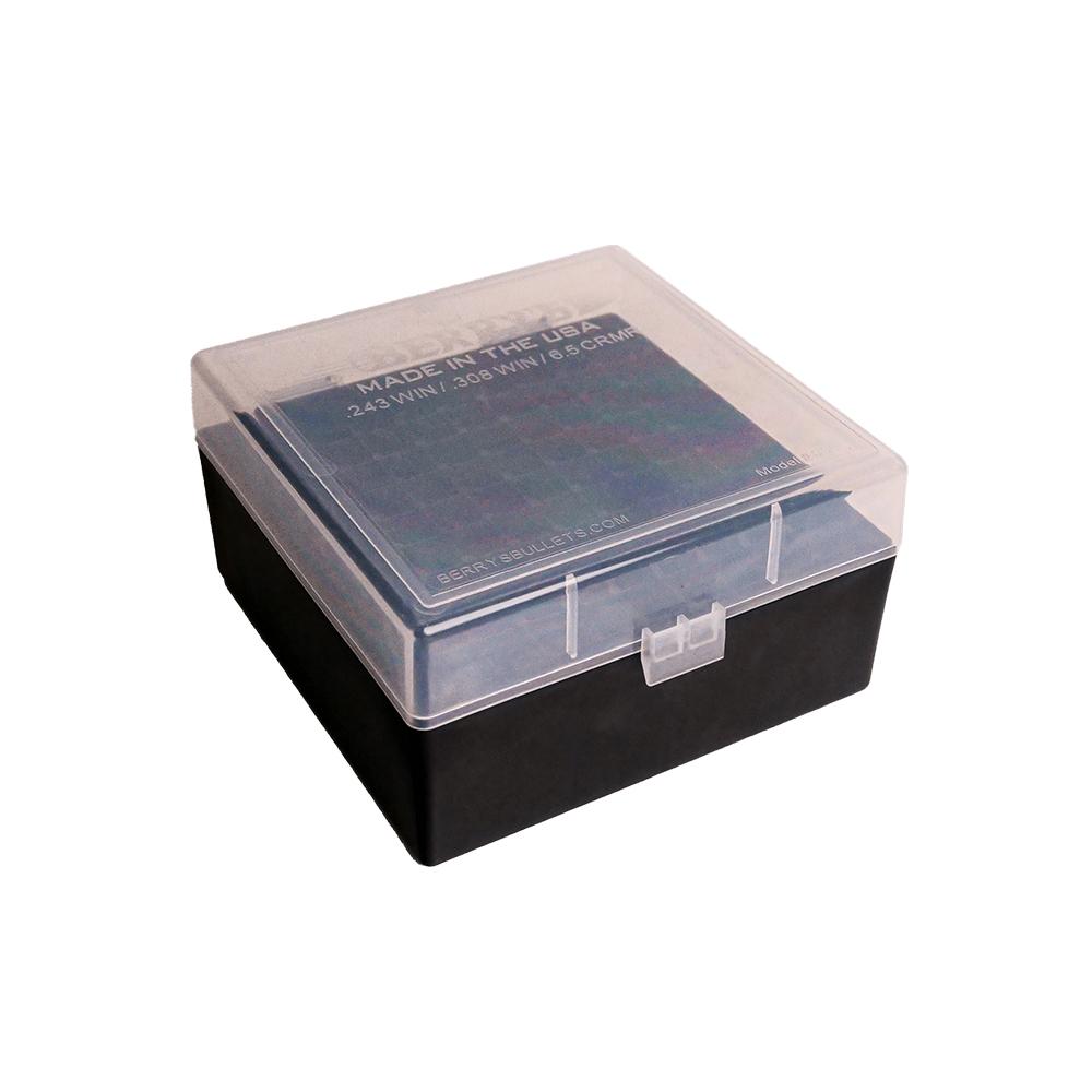 Berry's 009 - .243/6.5CM/.308 Cal. 100RD CAP Clear/Black Box