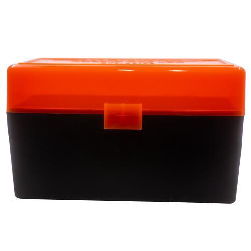 409 - .243/.308 Cal. 50rd Hunter Orange/Black ammo box