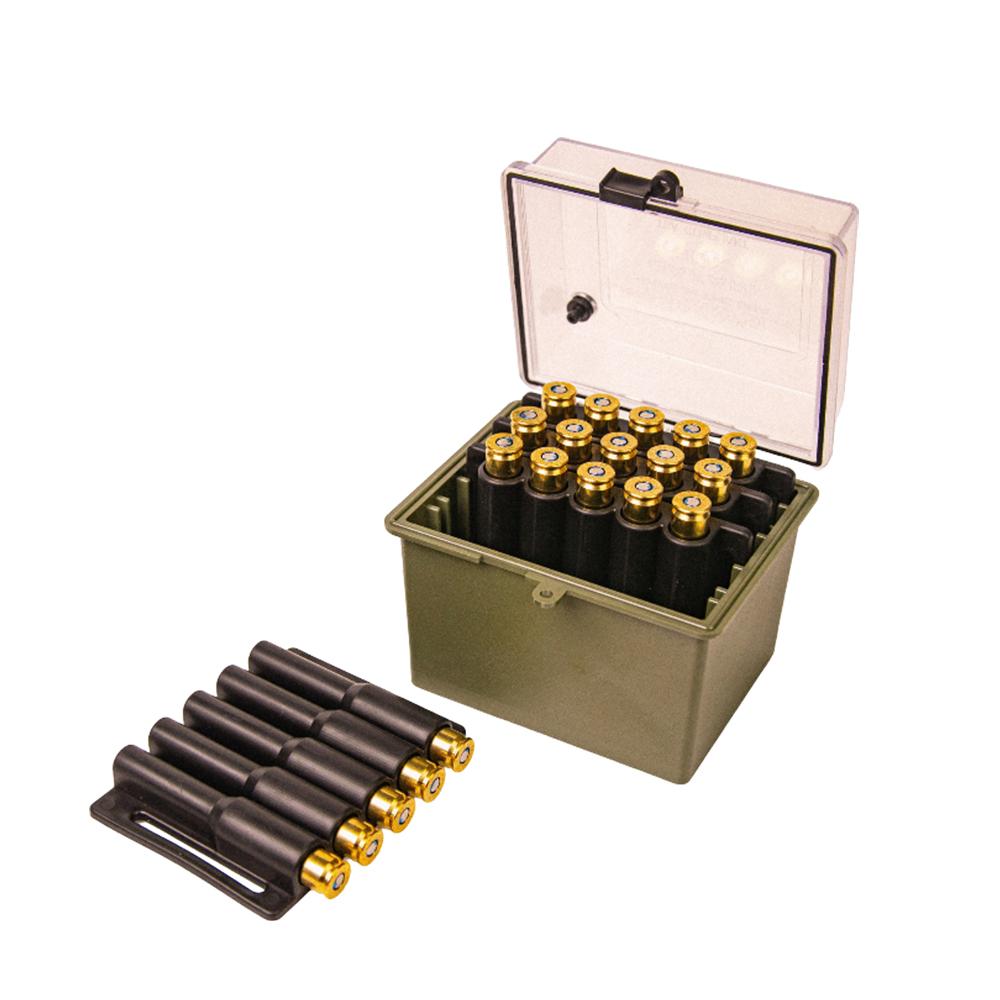Safari Large Rifle 20rd Box - Clear/Olive