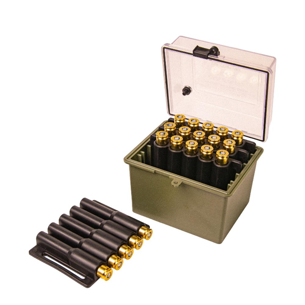 Safari Small Magnum 20rd Box - Clear/Olive