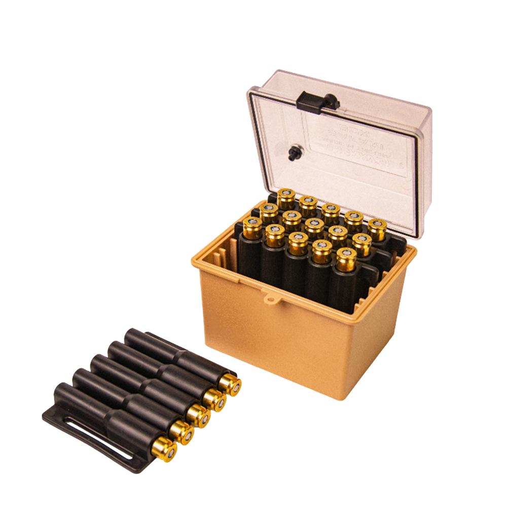 Safari Small Rifle 20rd Box - Clear/Tan