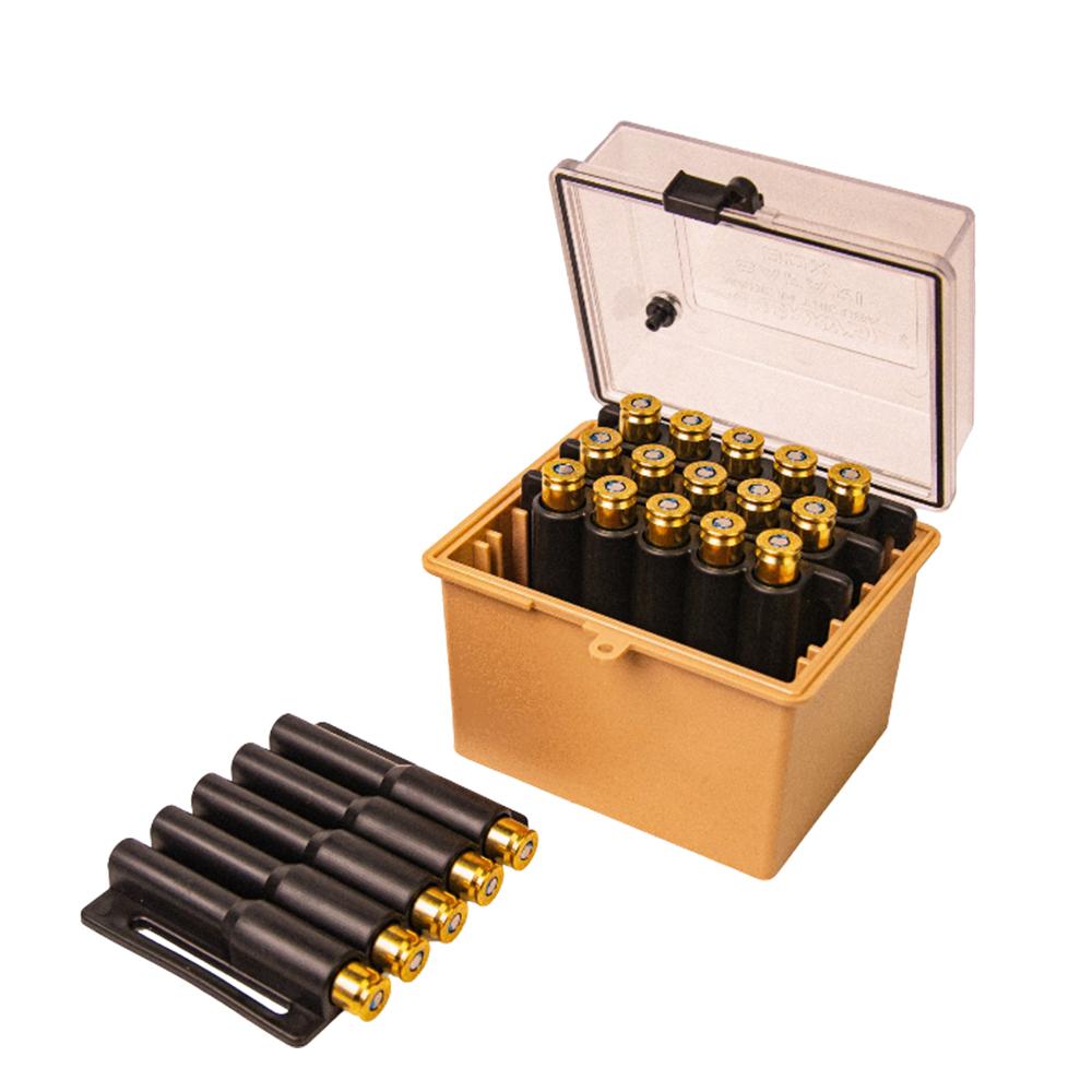 Safari Small Magnum 20rd Box - Clear/Tan