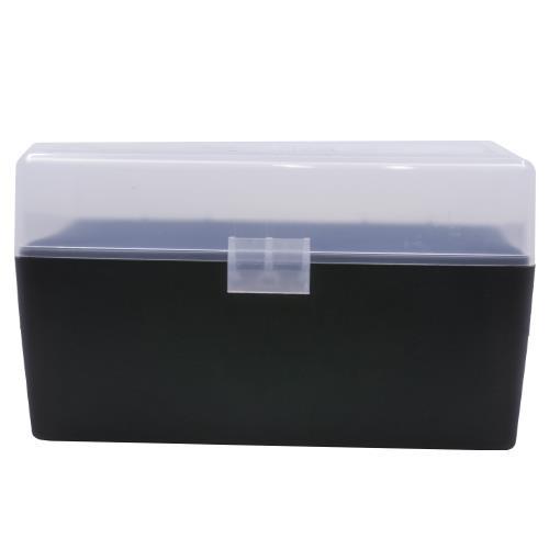 409 - .243/.308 Cal. 50rd Clear/Black ammo box