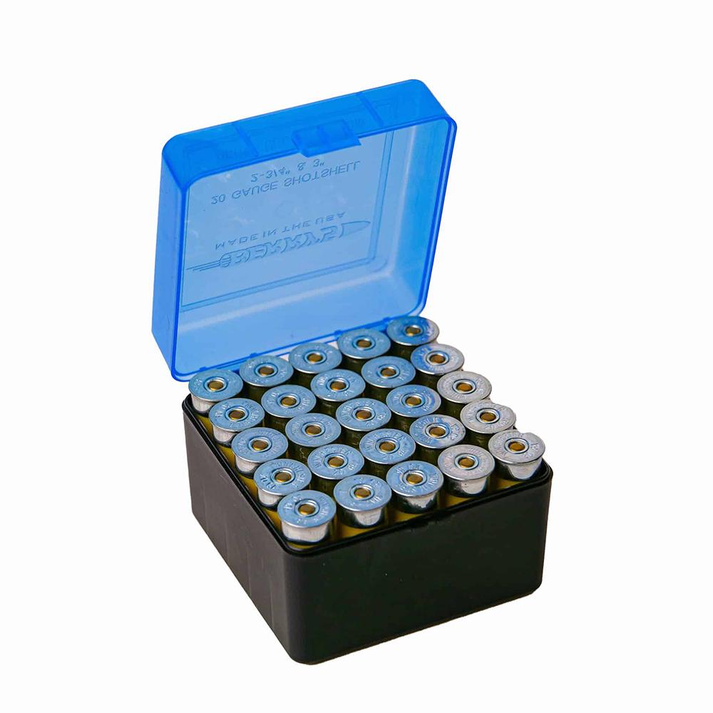12 ga. 3 25rd Blue/Black ammo box