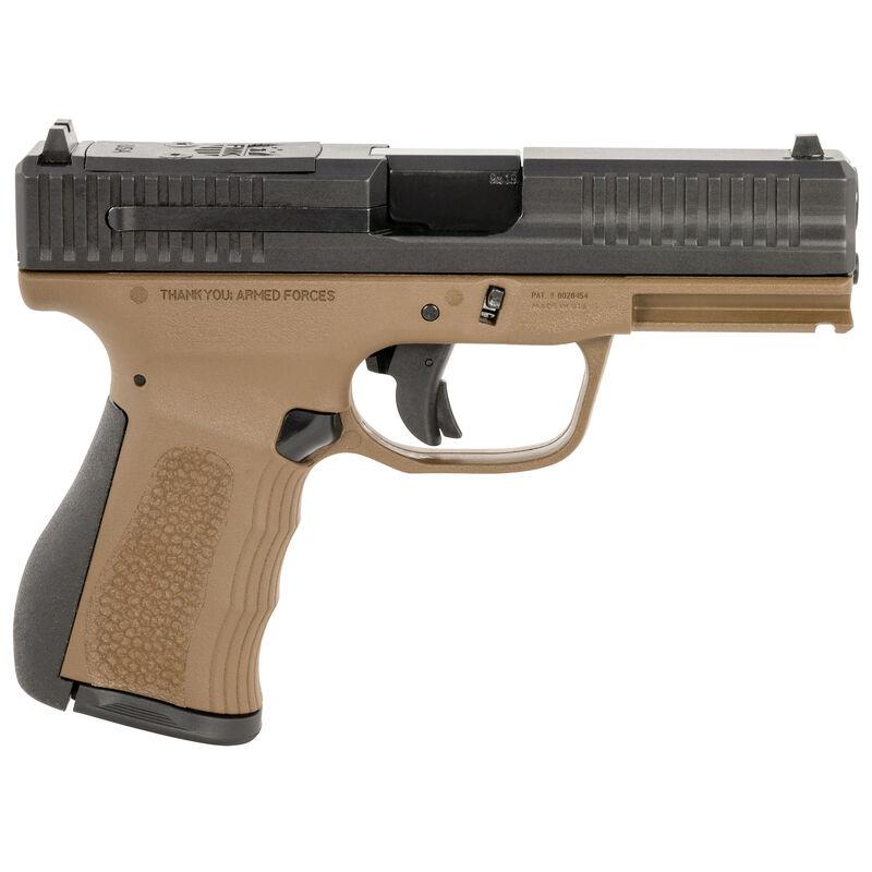FMK MACH 9 9MM 4in BBL 804 TRIGG 1 14RD MAG OR SLIDE - BURNT BRONZE