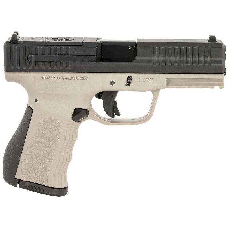 FMK MACH 9 9MM 4in BBL 804 TRIGG 1 14RD MAG OR SLIDE - TITANIUM GREY