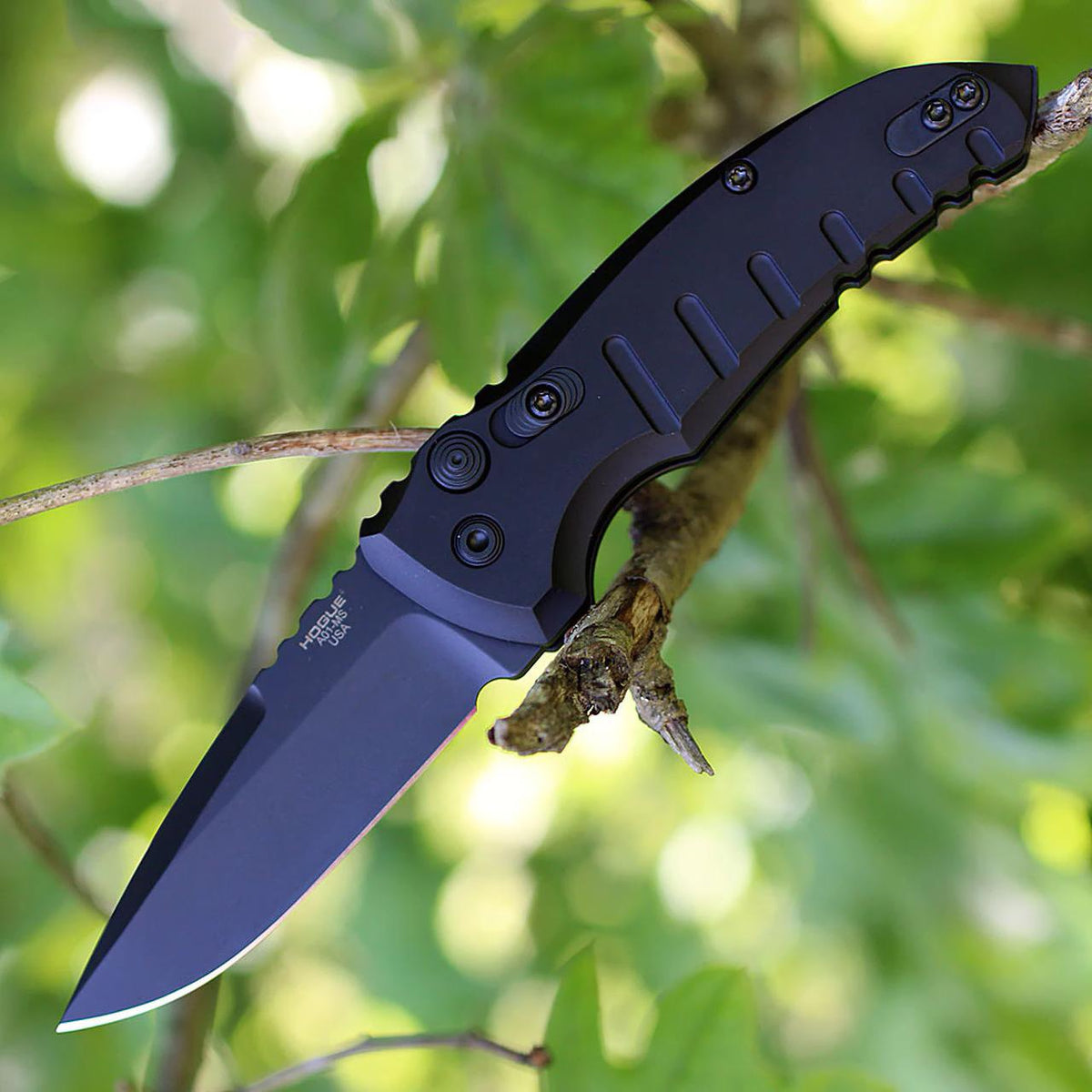 Hogue Knives A01 Microswitch Automatic Knife Black (2.6 Black)