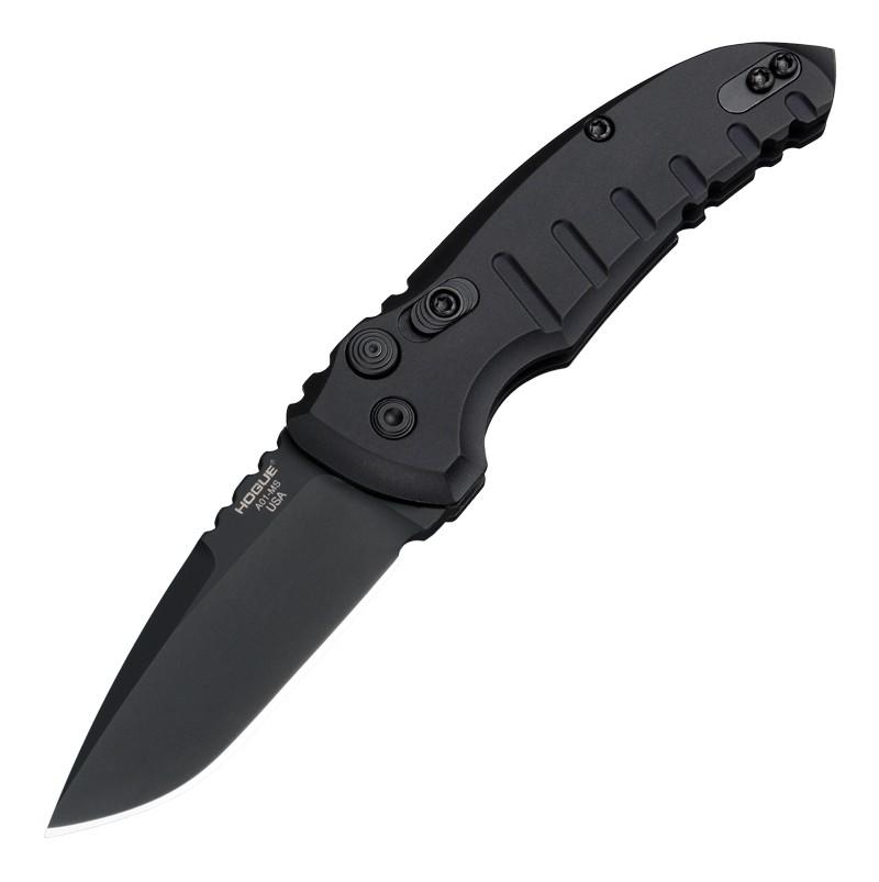 Hogue Knives A01 Microswitch Automatic Knife Black (2.6 Black)
