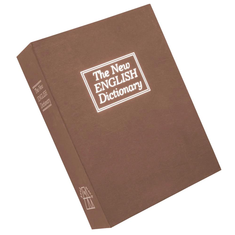 DELUXE BROWN DIVERSION BOOK SAFE