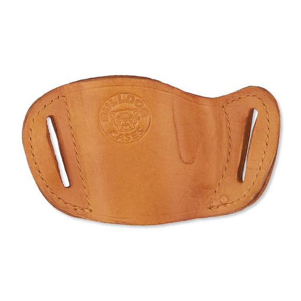 Large molded leather belt slide holster Fits large frame autos RH TAN