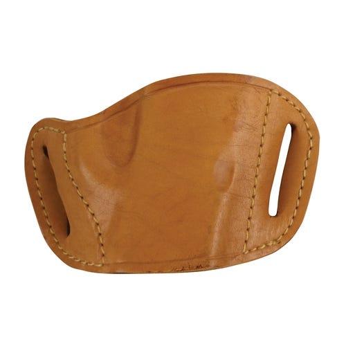 Medium molded leather belt slide holster Fits medium frame autos RH TAN