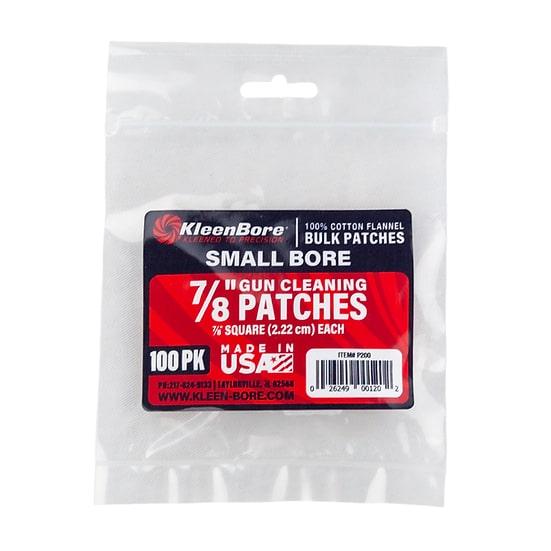 KleenBore 7/8”  Square Small Bore Cleaning Patches (100PK)