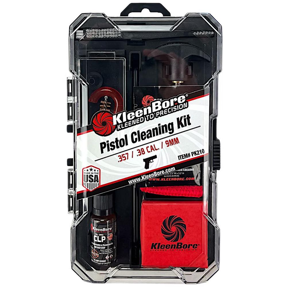 KleenBore 38/357/9mm Handgun Cleaning Kit