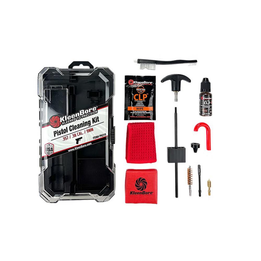 KleenBore 38/357/9mm Handgun Cleaning Kit