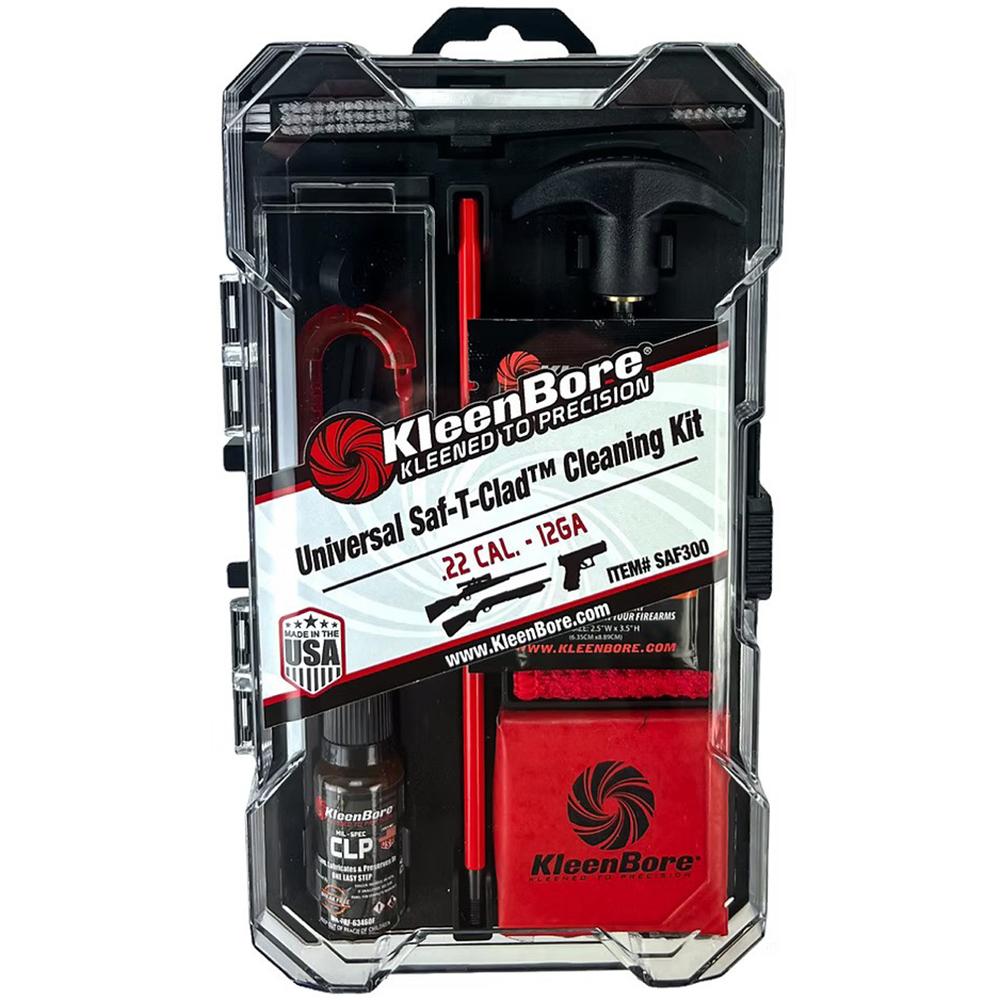 KleenBore Universal Saf-T Clad Cleaning Kit (Handgun, Rifles & Shotgun)